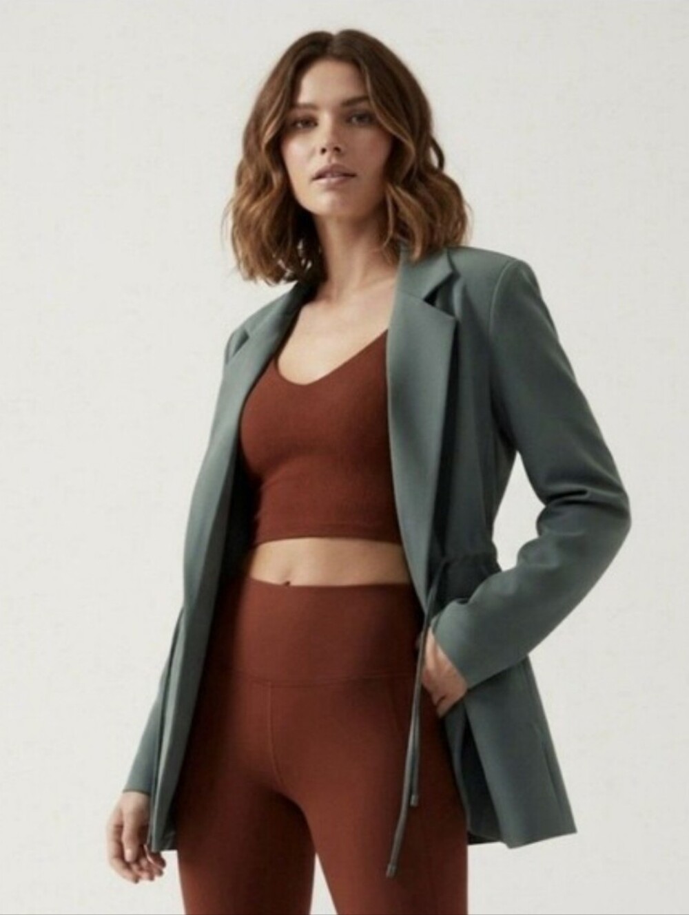 Athleta Endless Primatwill Blazer Jacket 12 Large L